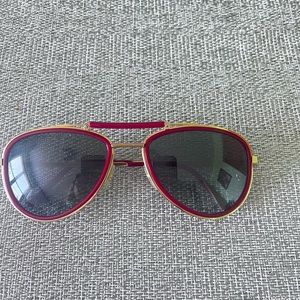 Cartier Aviator polarised sunglasses original with box and case size 58